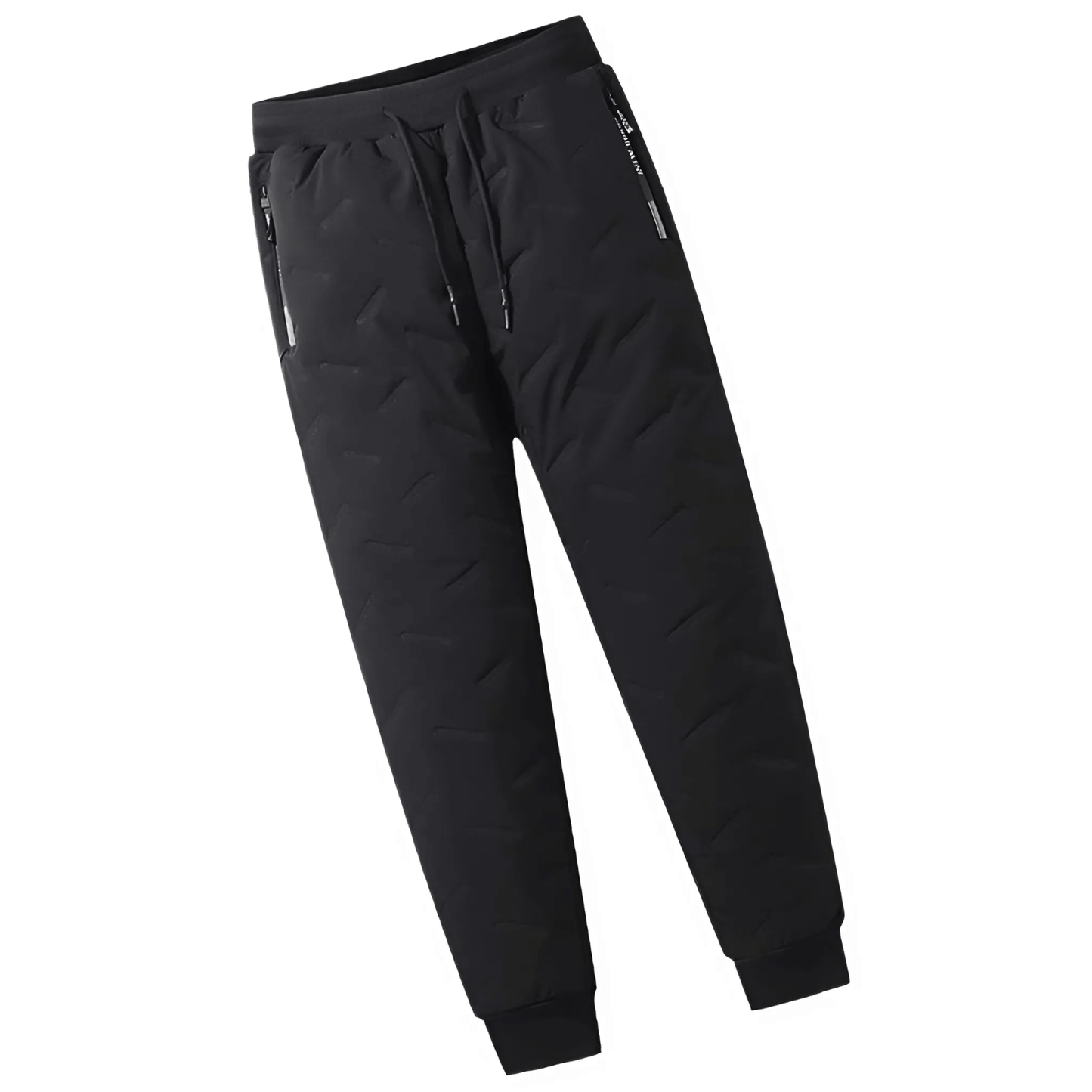 "Waterdichte en winddichte thermobroek heren met fleecevoering, grijs, voor winterse activiteiten."