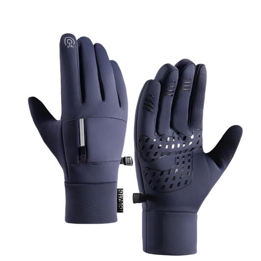 "Waterdichte winddichte winterhandschoenen met thermische fleece voering en anti-slip grip voor buitenactiviteiten."
