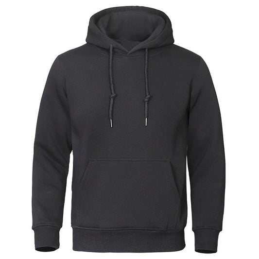 "Zachte ademende herencasual hoodie in grijs met capuchon en kangoeroezak, stijlvol en comfortabel ontwerp voor dagelijks geb