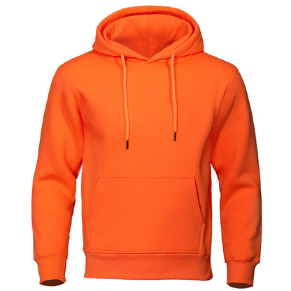 "Zachte ademende herencasual hoodie in grijs met capuchon en kangoeroezak, stijlvol en comfortabel ontwerp voor dagelijks geb