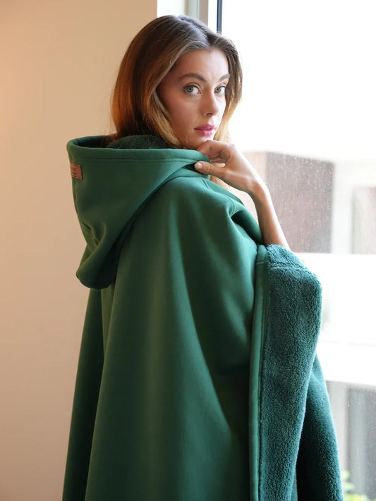 "Zachte oversized hoodie blanket, zijdezachte stof, ademend en warm, beschikbaar in diverse kleuren voor ultiem comfort thuis