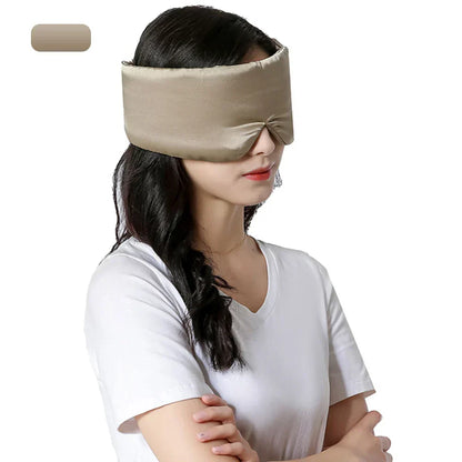 "Zijde slaapmasker voor dames in diverse kleuren, 100% moerbeizijde, luxe zacht met verstelbare band en volledige lichtblokke